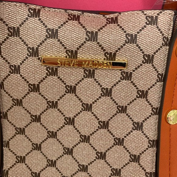 NWT COG/MULTI Color Teresa Tote Bag-Steve Madden - Picture 3 of 5